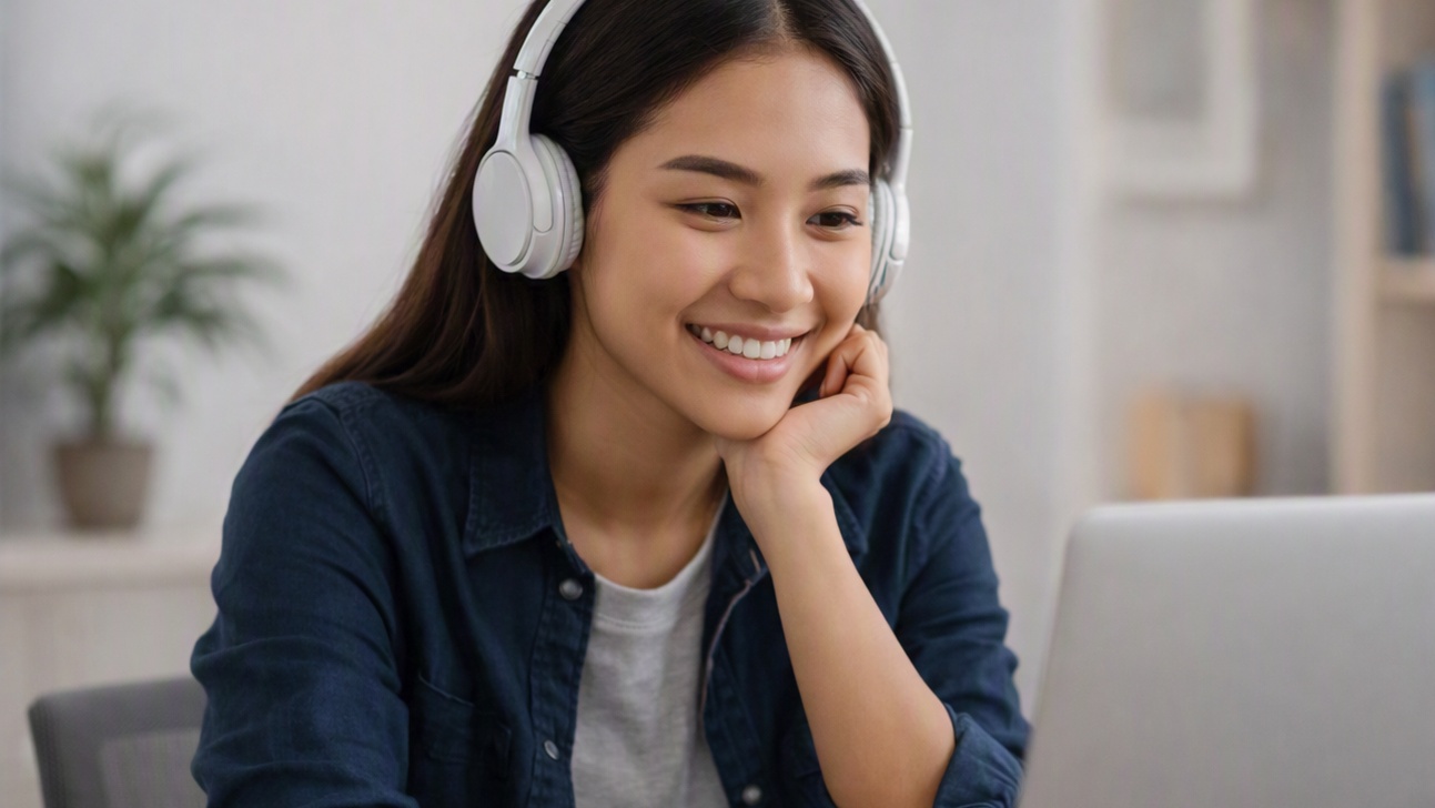 Adult English class — adult student learning English online