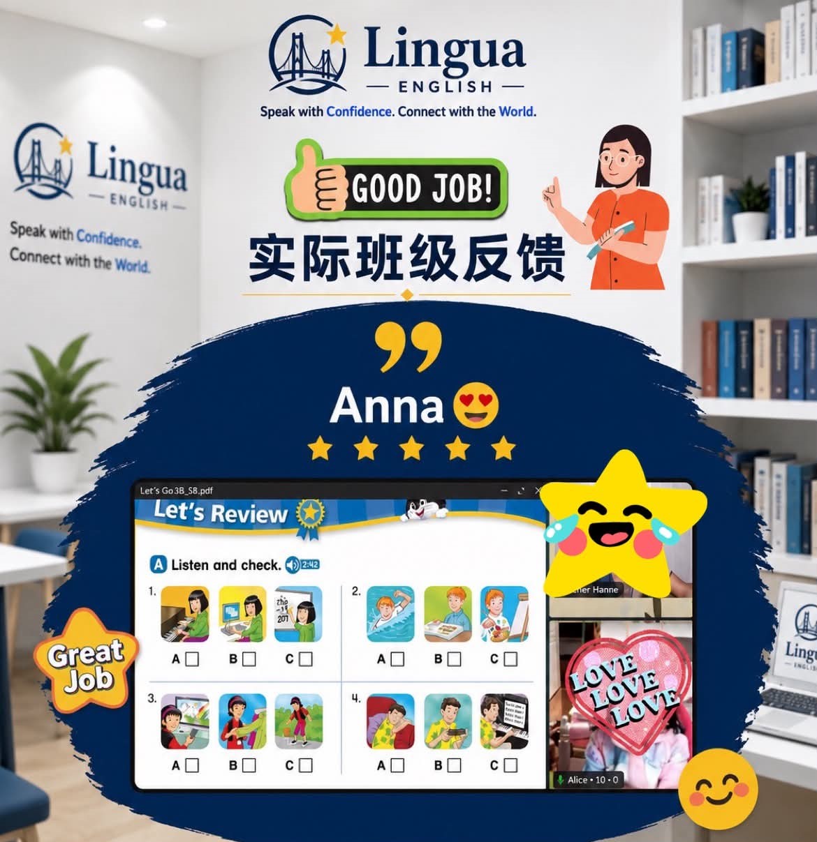 Anna’s class in action